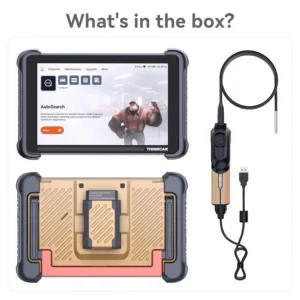 THINKSCAN 689BT Bidirectional OBD2 Scanner with Endoscope Camera,3000+ Active Tests,All System, 34 Services,FCA Autoauth, CANFD and DoIP,Lifetime Free Update.