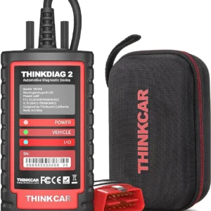 Thinkdiag2 TKD04 OBD2 Diagnostic Scanner for iOS & Android, Intelligent Scan Tool with CAN-FD Protocol,15+ Reset Functions, ECU Coding with 1 Year Update.