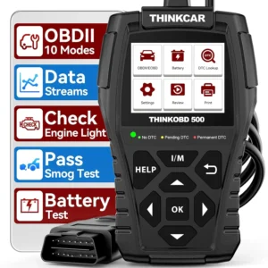THINKCAR ThinkOBD 500 OBD2 Scannner Professional Mechanic OBDII Diagnostic Code Reader Tool for Check Engine Light