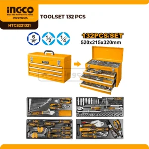INGCO HTCS261368 136 Pcs tool chest set.