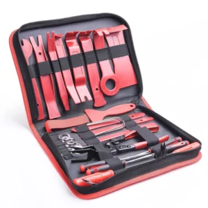 KROST 40Pcs Trim Removal Tool, Auto Clip Pliers Stereo Removal Tools, Car Upholstery Repair Pry Kit with Storage Bag.